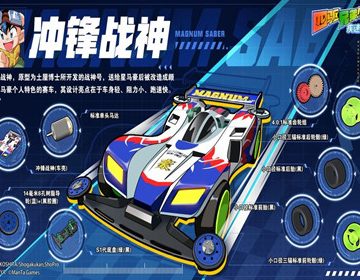 四驱兄弟疾速奔跑四驱车档案卡—— 冲锋战神
