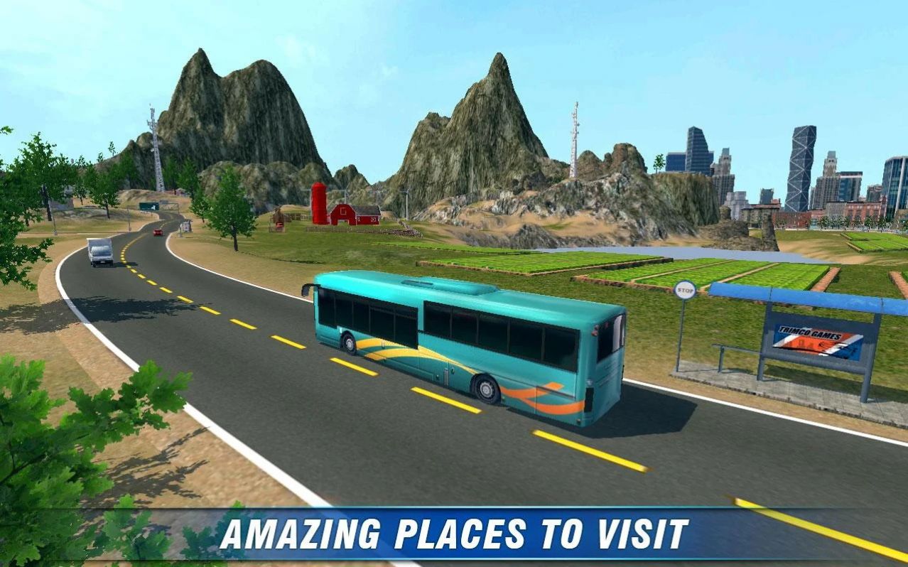 城市巴士公交车驾驶模拟器截图1
