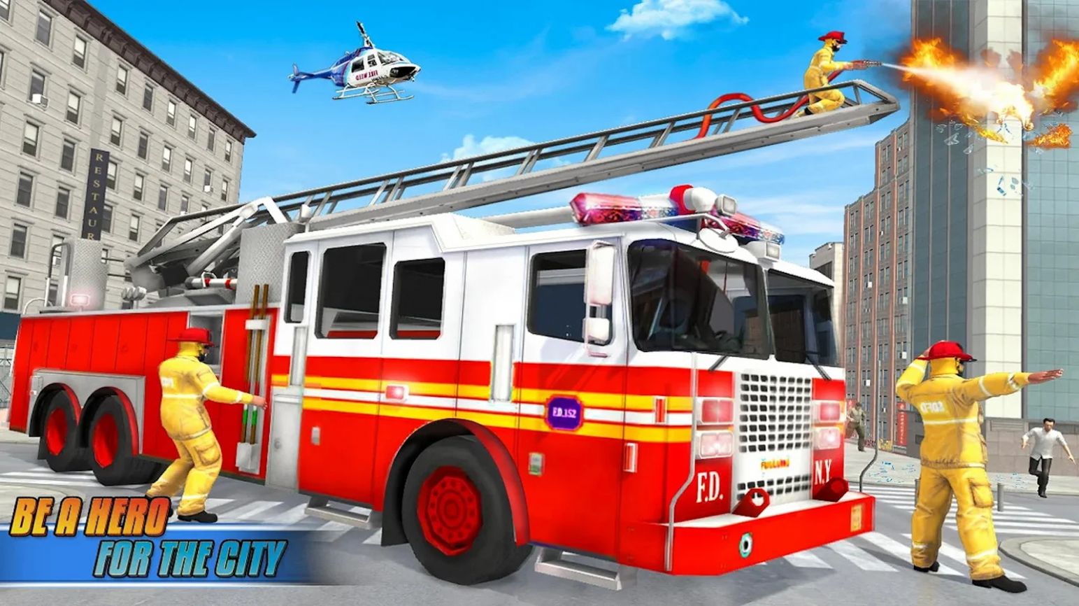 真实消防车模拟驾驶灭火截图2