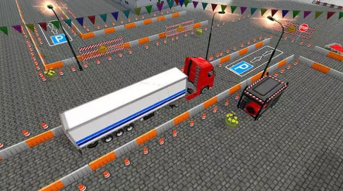 重型大齿轮卡车停车模拟器3D截图1